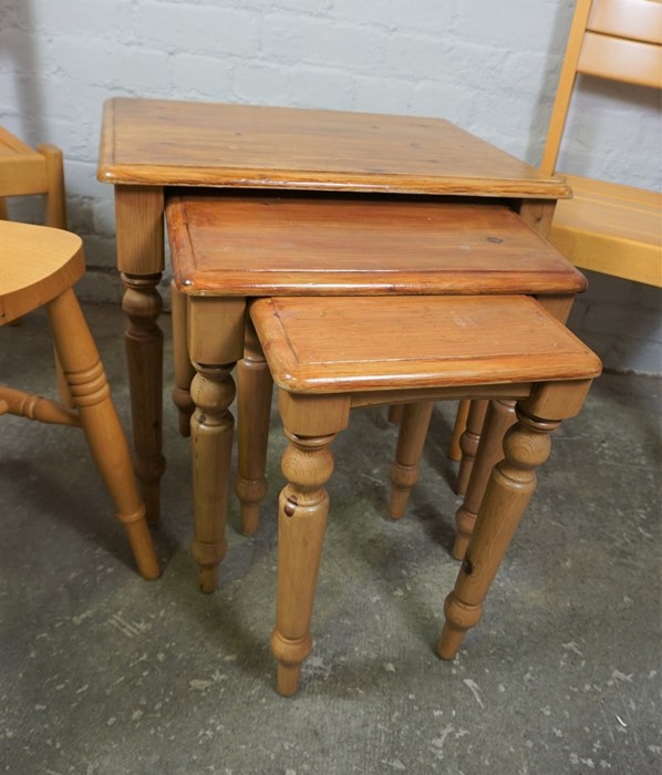 Farstrup of Denmark, Pair of Modern Chairs, 80cm high, With another Chair and a Nest of three - Image 7 of 10