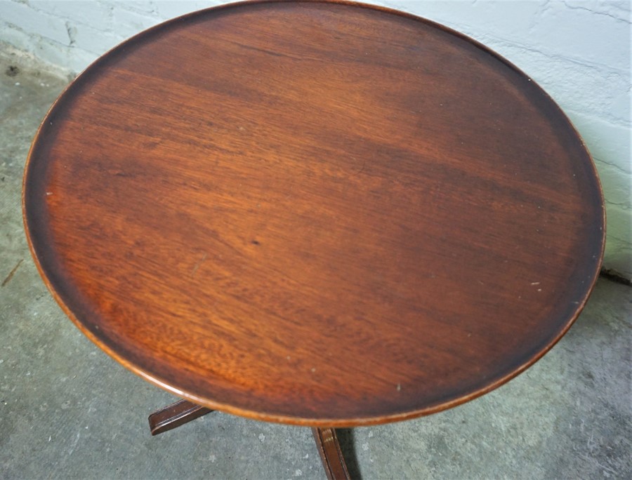 Mahogany Wine Table, 54cm high, 51cm wide - Image 6 of 6