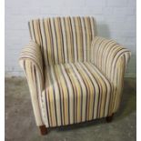 Modern Upholstered Armchair, 83cm high