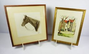 Group of Hunting Prints and Pictures, To include works by local artist M Bayne, (11)