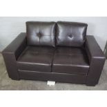 Modern Two Seater Sofa, 73cm high, 150cm wide, 84cm deep