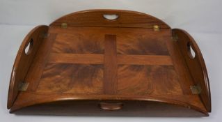 Hardwood Table Top Tray, 12cm high, 79cm wide