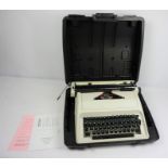 Silver Reed Typewriter, With case