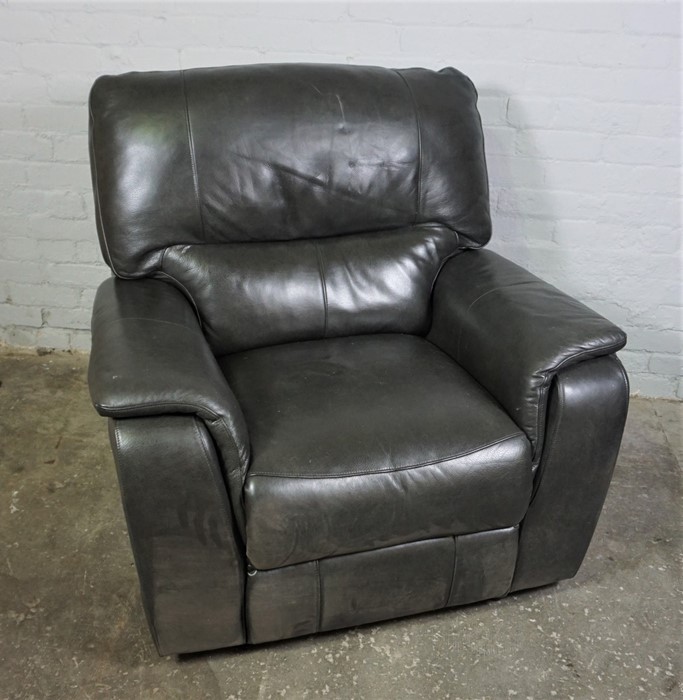 Hide Reclining Armchair, 93cm high - Image 3 of 4