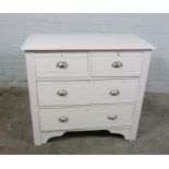 Vintage Painted Chest of Drawers, 83cm high, 92cm wide, 46cm deep