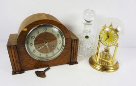 Box of Clocks and Glass Wares