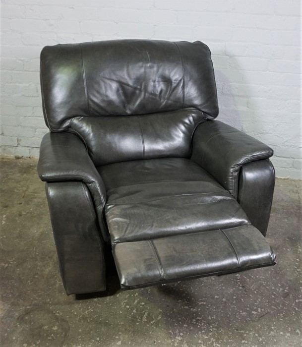 Hide Reclining Armchair, 93cm high - Image 2 of 4