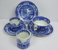 Collection of Spode Italian Pattern Tea Wares, Approximately 30 pieces in total