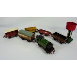 Collection of Thirteen Hornby Guage O Trains Models by Meccano Ltd, To include Cement Wagon, No 1