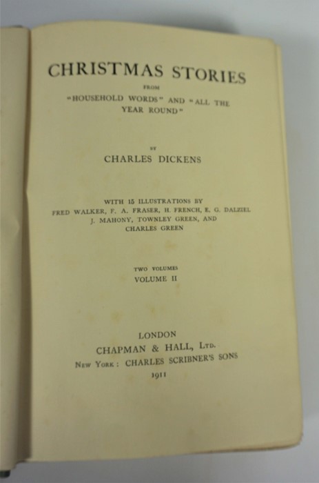 Charles Dickens Centenary Edition, Printed by Chapman & Hall Ltd London 1911, 17 volumes, In green - Image 4 of 5