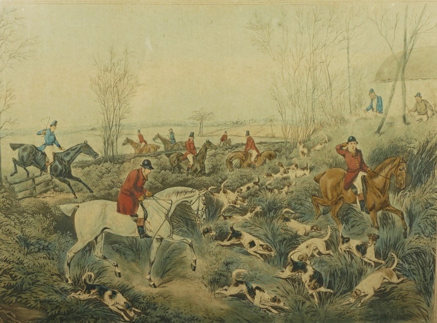 After Henry Alken, Three Titled Hunting Prints, 27.5cm x 37cm (3)