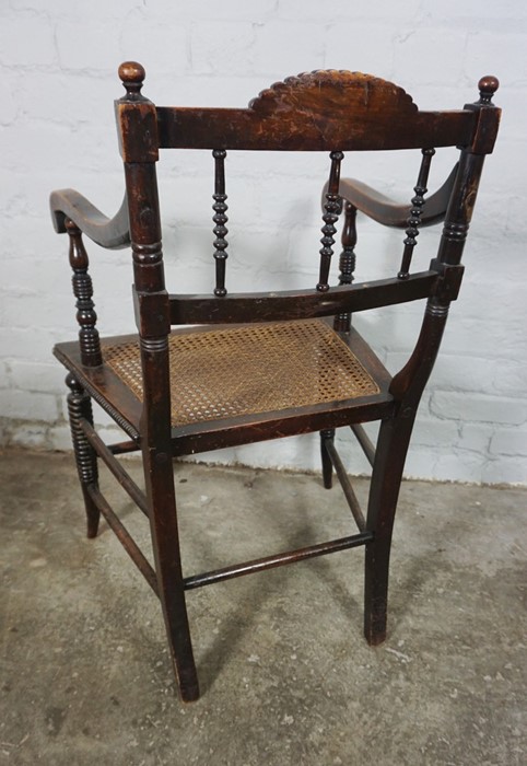 Three Assorted Chairs, circa 19th century and later, Largest, 85cm high, With a Stool (4) - Image 8 of 11