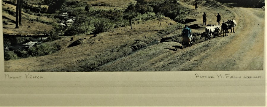 Arthur Firmin ARPS RIBP (20th century) "Mt Longonoy" "Ngong Hills" "Mount Kenya" Three Signed - Image 11 of 13