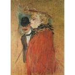 After Henri De Toulouse Lautrec (1864-1901) "Couple" Lithograph, 64cm x 46cm, Published by Shorewood
