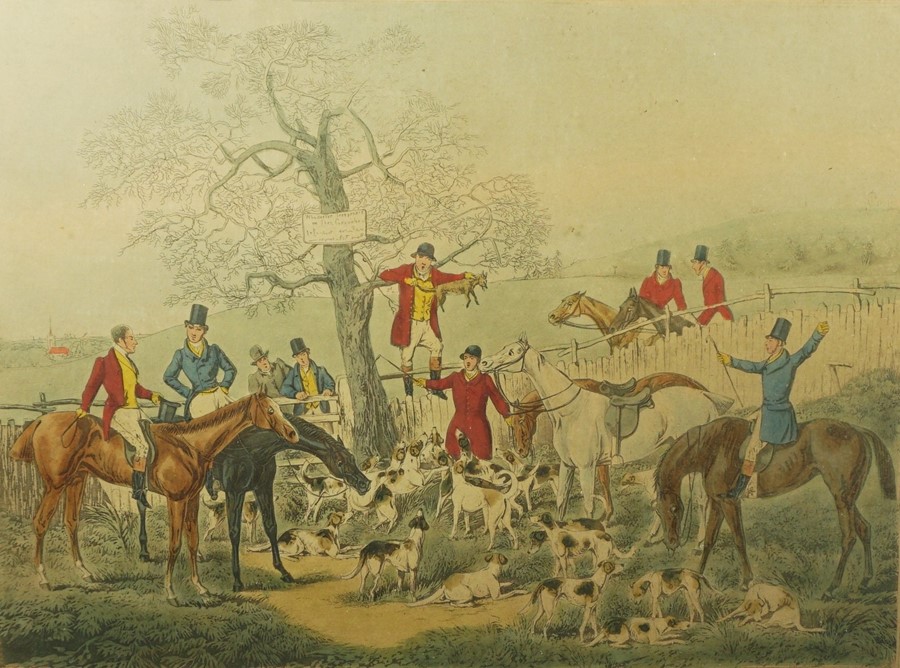 After Henry Alken, Three Titled Hunting Prints, 27.5cm x 37cm (3) - Image 5 of 6