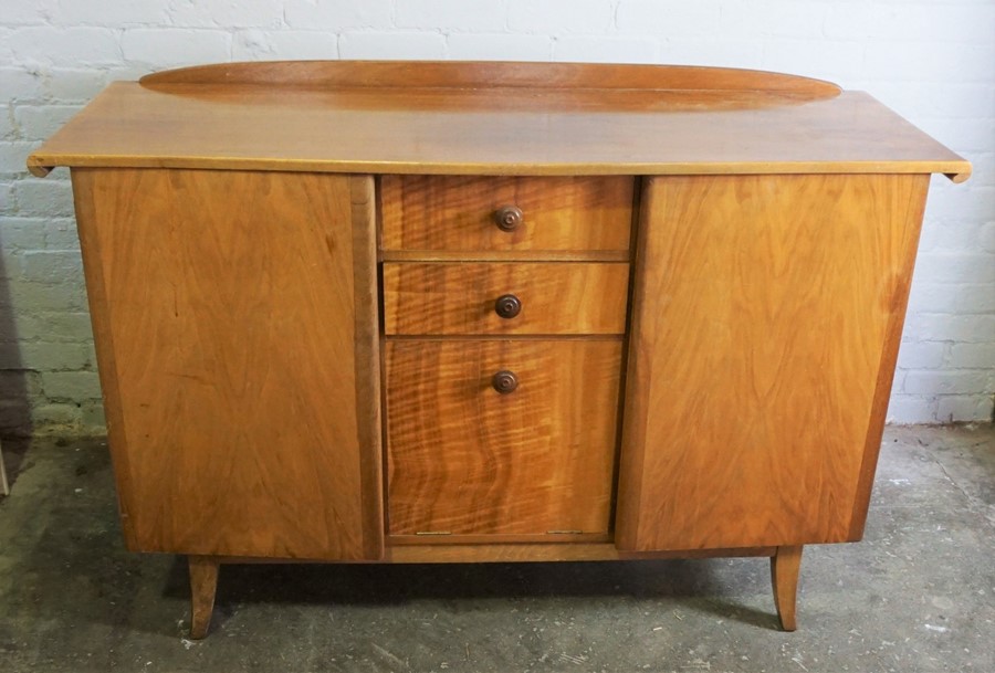 Vintage Walnut Sideboard, 98cm high, 148cm wide, 50cm deep