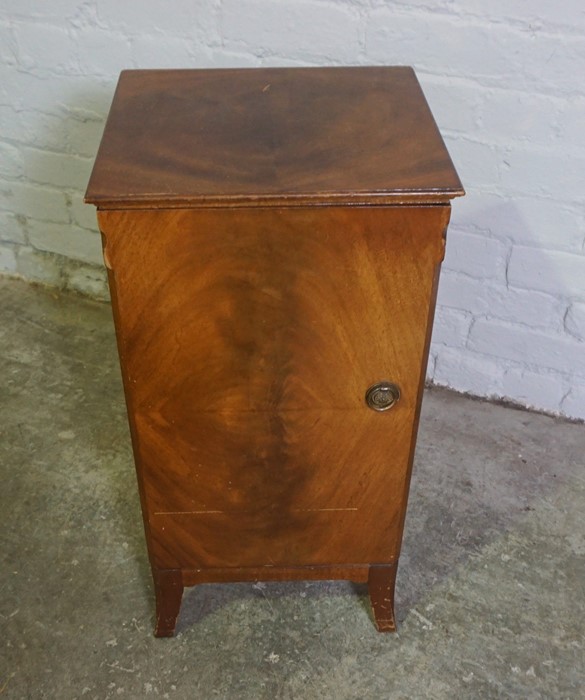 Two Mahogany Chests of Drawers, With a similar Bedside Cabinet, Largest Chest 115cm high, 64cm wide, - Image 3 of 3