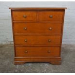 Modern French style Chest of Drawers, 97cm high, 83cm wide, 42cm deep