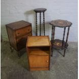 Mixed Lot of Occasional Furniture, (4)