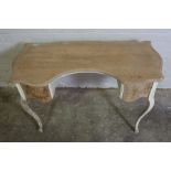 Antique French style Painted Dressing Table, 66cm high, 105cm wide, 52cm deepCondition