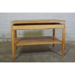 Retro Teak Table, 53cm high, 75cm wide