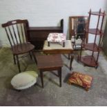 Mixed Lot of Occasional Furniture, (9)