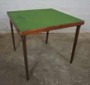 Vintage Folding Card Table, 67cm high, 76cm wide