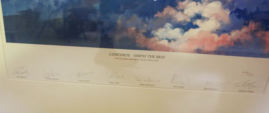 After Timothy O,Brien "Concorde - Simply the Best" Signed Limited Edition Print, No 1,604 of 1, - Image 3 of 4