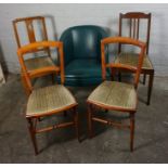 Five Assorted Chairs, To include a pair of Chairs, (5)