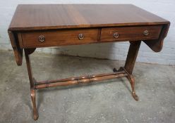 Reproduction Sofa Table, 78cm high, 148cm wide, 49cm deep