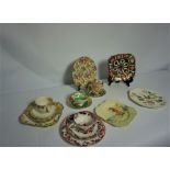 Mixed Lot of China (circa 19th century and later) To include a Royal Crown Derby Imari Dish, Royal