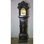 30 Day Grandfather Clock, The German style Clock has a gilded and silvered 11 inch Dial, Having