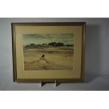 After Sir William Russell Flint "Anne Marie by the Love" Signed Print, Signed in pencil, 45cm x 60.