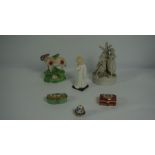 Quantity of Porcelain & Collectables (circa 19th century and later) To include Patch Boxes,