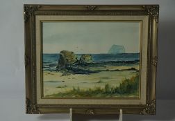 Norman Fraser "East Bay North Berwick" Watercolour, Initialled and Dated 94, 26.5cm x 34cm