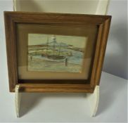Two British School Watercolours, One signed indistinctly, 8cm x 12cm, 13cm x 17cm (2)