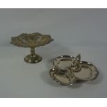 Box of Silver Plated and Brass Wares