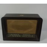 HMV Vintage Radio, 32cm high, 55cm wideCondition reportNot tested, Sold as seen