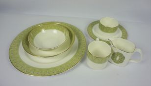 Quantity of Royal Doulton "Sonnet" Pattern Dinner and Coffee Wares, Approximately 50 pieces in