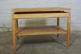 Retro Teak Table, 53cm high, 75cm wide