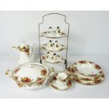 Collection of Royal Albert "Old Country Roses" Tea, Coffee and Dinner Wares, Approximately 98 pieces