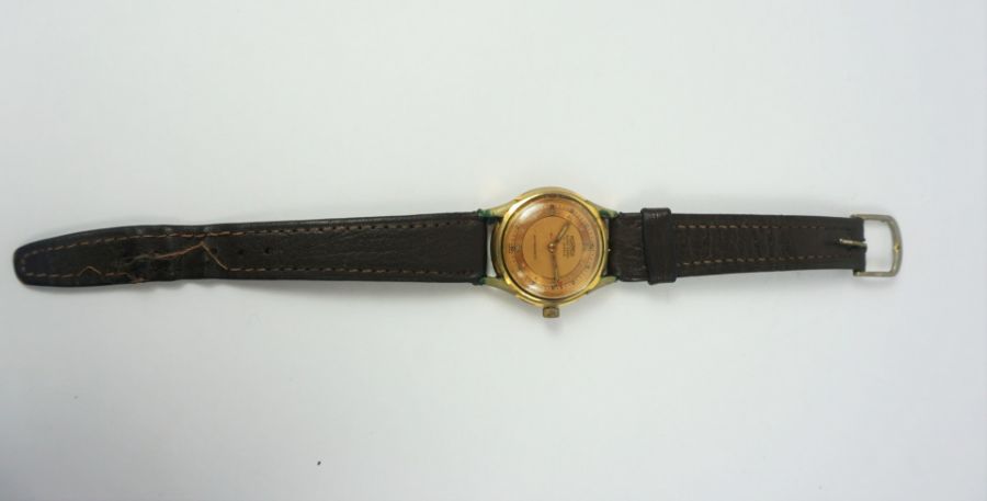 Vintage Roamer by Brevette Antimagnetic Gents Wristwatch, Having a champagne coloured dial with - Image 5 of 6