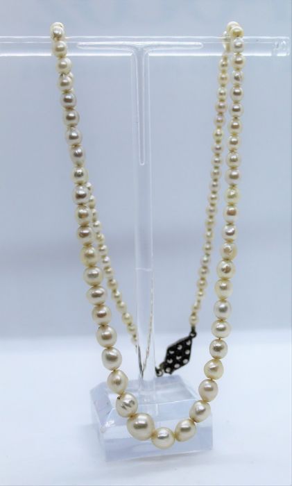 Mixed Lot of Jewellery, To include a string of Graduated Pearls on a Silver clasp, Three Rolled Gold - Image 5 of 18