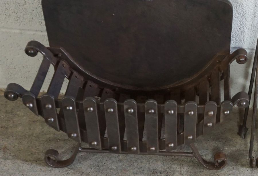 Victorian Iron Fire Insert, Approximately 53cm high, 67cm wide, Stamped to reverse, With a similar - Image 3 of 3