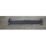 Iron Fire Curb, 16cm high, 106cm wide, 27cm deep