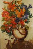 "Still Life of Flowers" Watercolour, 72cm x 46cm