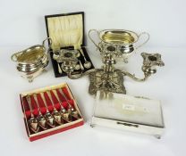 Box of Silver Plated Wares