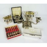 Box of Silver Plated Wares