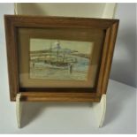 Two British School Watercolours, One signed indistinctly, 8cm x 12cm, 13cm x 17cm (2)
