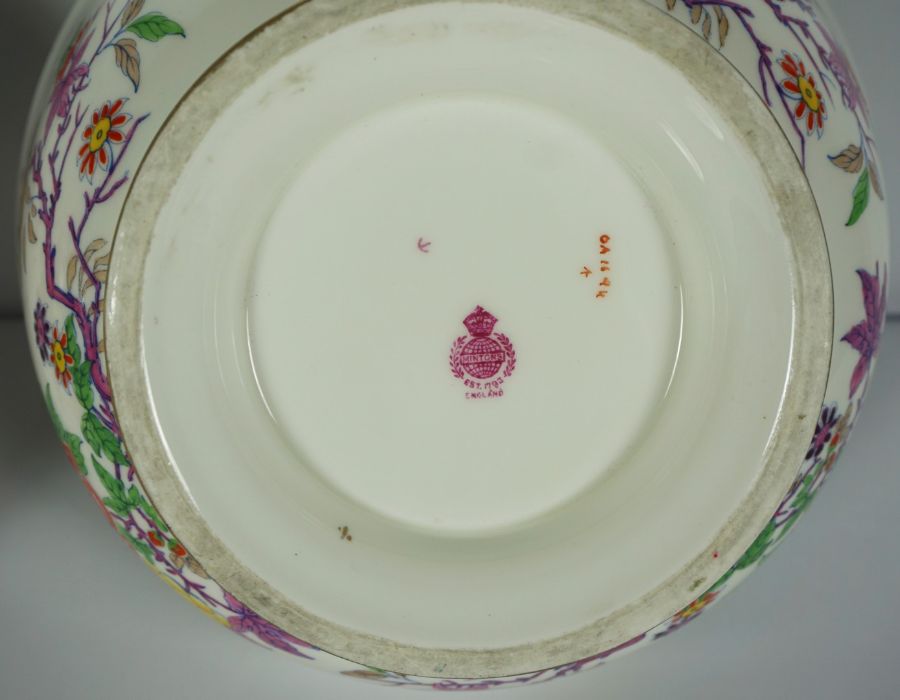 Royal Crown Derby "Derby Posies" Bowl, 16cm high, With a Minton Floral Bowl, And a Royal Worcester - Image 4 of 4